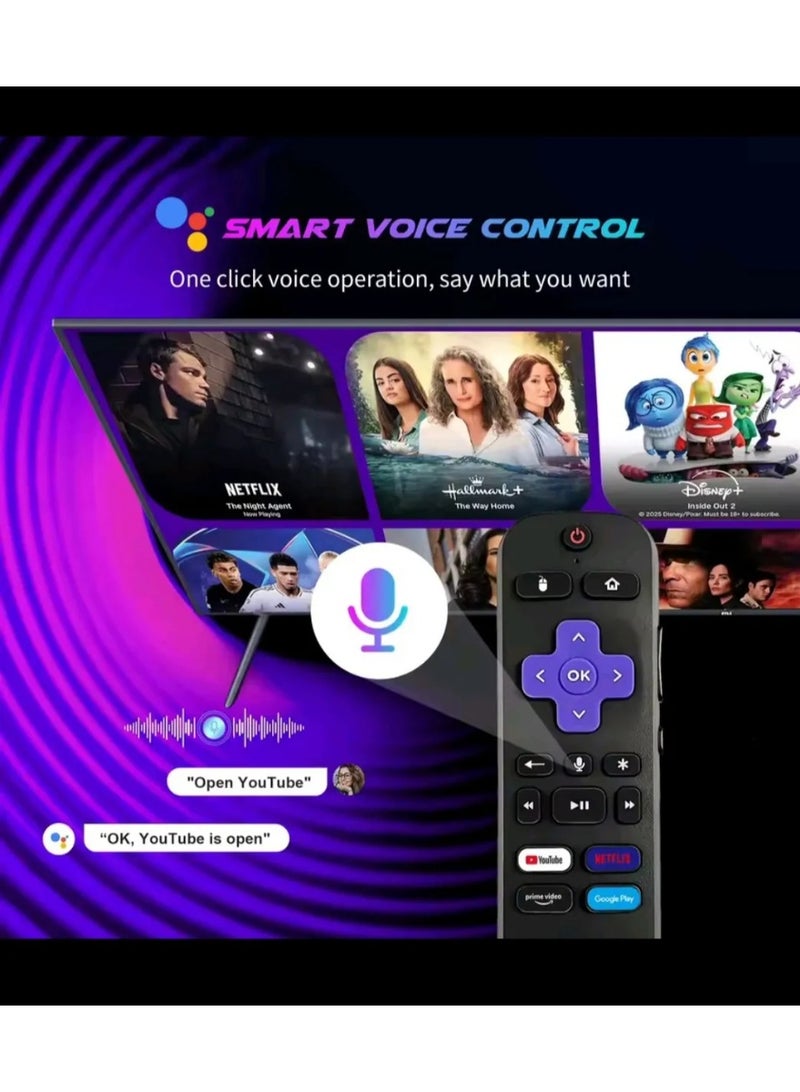 MORTAL 4K Android TV Stick with Android 14, 2GB RAM, 16GB Storage, Voice-Control Remote, Black Smart Media Player for Movies, Shows, Apps, and Streaming Entertainment - Image 3